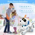 thumbnail image 3 of Ficcug Remote Control Robot Dog Toy, Digital Programmable Smart Interactive Puppy Pet with Touch Sensing,Gift for Boys Girls Kids 3+, 3 of 10