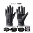 thumbnail image 1 of Staron Gants d'Hiver Imperméables, Gants Thermiques Tactiles pour Hommes Femmes, Gants de Ski Coupe-Vent pour Course Cyclisme Randonnée, 1 of 1