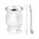 thumbnail image 5 of Juego de taza de mate para el hogar, duradera y fácil de limpiar, 230 ml, ideal para el dormitorio. Blanco, 5 of 9