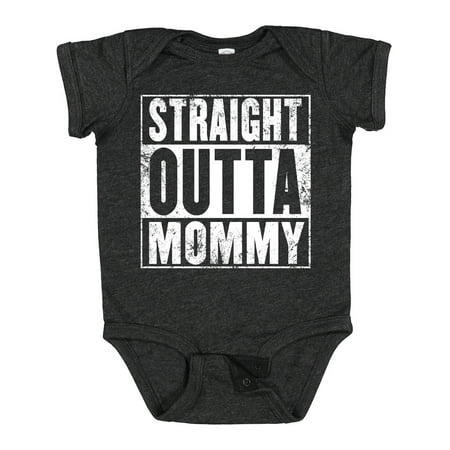 

Inktastic Straight Outta Mommy Funny Gift Baby Boy or Baby Girl Bodysuit