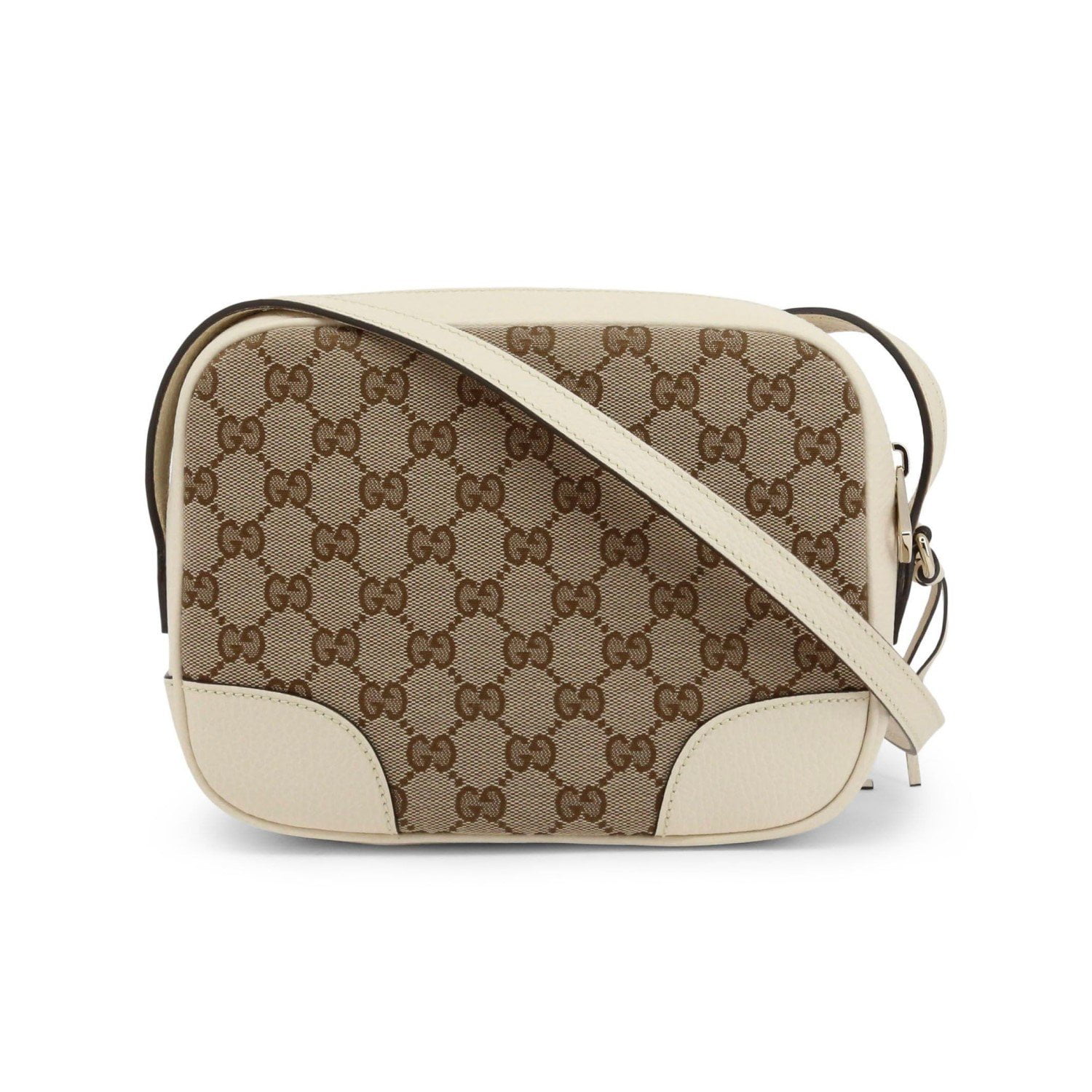 Gucci Bree Beige Original Canvas 'GG' Logo Cross Body Bag 449413 – Queen  Bee of Beverly Hills