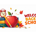 thumbnail image 4 of Colorful Welcome Back to School Banner with Apple Books Alarm Clock and Fall Leaves Decors, Backdrop for School Entrance Classroom Party Photography Props Decorations, 4 of 4