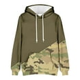 thumbnail image 5 of ZCFZJW Mens Camo Hooded Pullover Sweatshirts Lightweight Casual Drawstring Long Sleeve Hoodie Outwear Coat with Pockets Fall Winter Clothes Multicolor#07 XL, 5 of 5