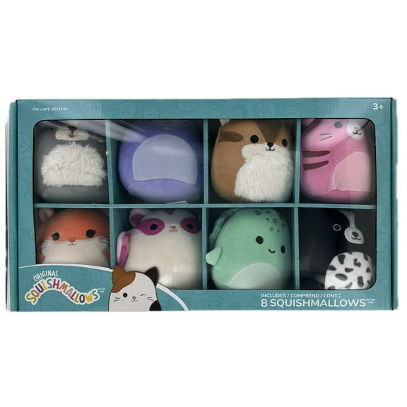 Squishmallows 5" Mini Plush 8 Pack, Assorted (Animals)