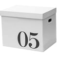 thumbnail image 2 of GHSDFBB Cardboard Storage Box Large Capacity Storage Organizer Box Corrugated Paper Moving Box for Dormitory(5), 2 of 6