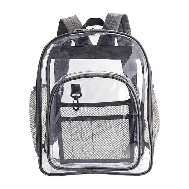 HOZADOIE A Backpack Office Supplies Transparent Backpack with Large Capacity Student Backpack