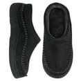 thumbnail image 6 of BdTemWBs Mens Slippers Warm Fuzzy Memory Foam Indoor Outdoor Cozy Slippers -On Moccasin House Shoes with Non- Sole, Fluffy Wide Loafer Slippers (OTHER,9-10), 6 of 10