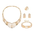 thumbnail image 2 of Conjunto de joyería de moda para damas, 5 piezas, accesorios, joyas de oro, 5 piezas, 2 of 5