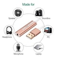 thumbnail image 6 of External Sound Card, 2 in 1 USB External Sound Card 3.5mm Audio Interface Microphone Headphone Adapter PC Laptop USB Audio Converter, 6 of 7