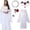 White, variant on Halloween Witch Costume Women, 4Pcs Women Medieval Witch Gothic Long Dress Halloween Vampire Renaissance Costume with Belt Chain Bracelets Necklaces Wine Red L