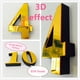 thumbnail image 2 of Bewildely Nuevo estilo 2019 Reloj de pared 3D Metal fresco Número simple Etiqueta engomada del espejo DIY Reloj de pared silencioso moderno para la Decoración del hogar Oro Bewildely JJ24735-03B, 2 of 6