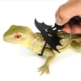 thumbnail image 3 of Lizard Harness Leash with Cool Wing 1.5M Adjustable Leather Bearded Dragon Reptile Walk Strap for Amphibians Small Pet, 3 of 10
