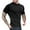 Black, variant on 50% Off Clear! Men's Fitness Suit Round Neck Pullover Color Blocked Top Short Sleeved Top Round Neck Top/shirt Set Black, 2XL