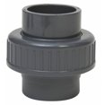 thumbnail image 1 of +GF+ 3/4In PVC Slip Socket Union Pipe Fitting Schedule 80 Gray 2.44" Length, 1 of 3