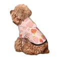 thumbnail image 5 of Honeii Strawberry Print Small Dog Hoodies Pet Hooded Sweatshirts Fall Winter Puppy Cat Sweaters Warm Clothes for Small Dogs Outfits Costume-X-Small, 5 of 7