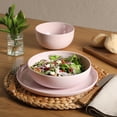 thumbnail image 2 of Vajilla Gibson Home Candy Skies 12 piezas platos y tazones rosa, 2 of 5