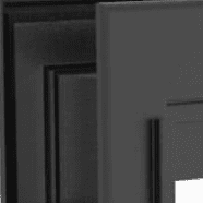 Hakuna Pets Black Deluxe Aluminum Extra Large Pet Door for Doors up to 2.76", for Pets up to 220lbs