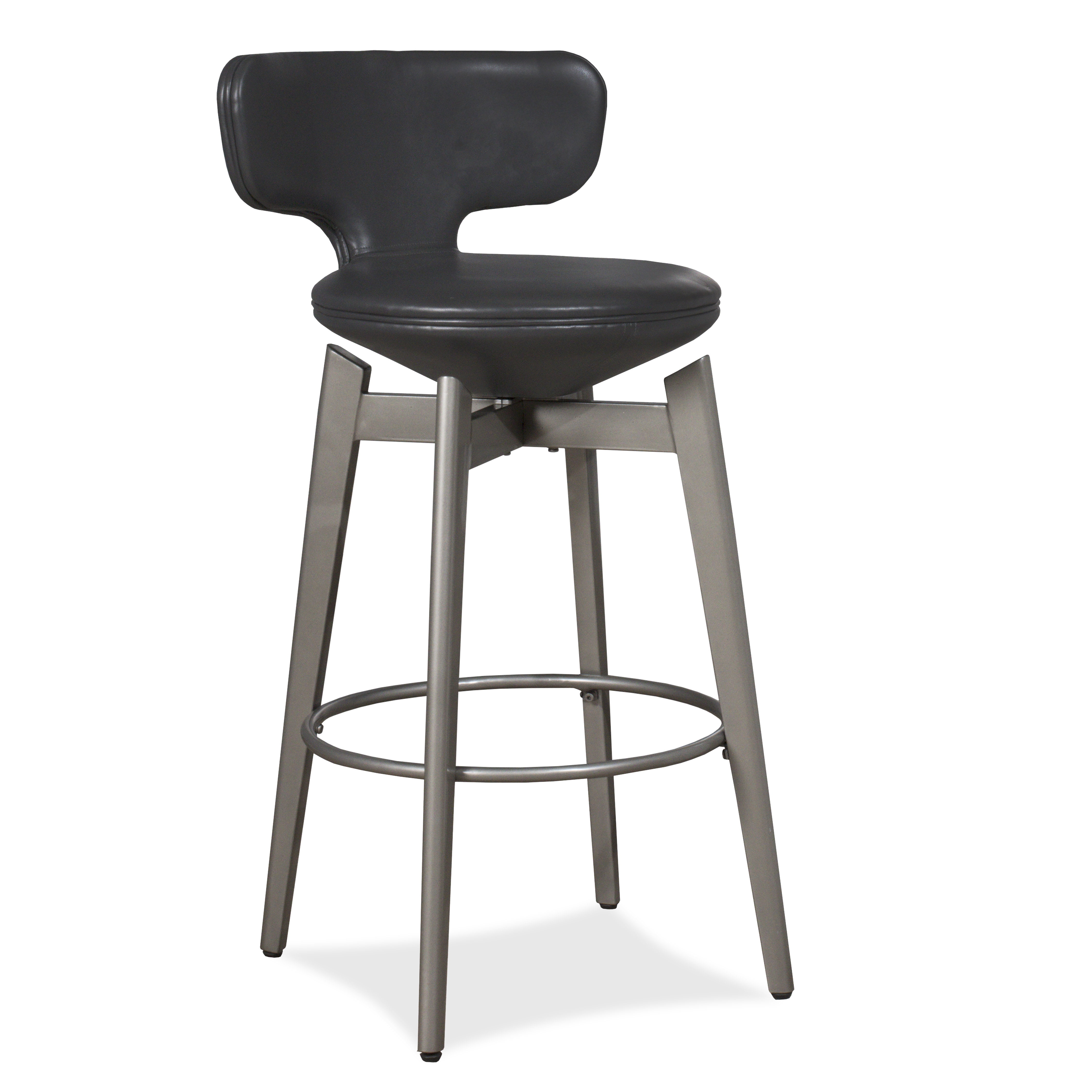 Hillsdale Furniture Genesis Metal Bar Height Swivel Stool