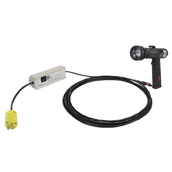 110V & 3 watt Handheld Infrared LED Spotlight with 25 ft. Cord, 700 x 150 ft. - 850 or 940 nm