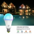 thumbnail image 5 of Pack of 4 Smart WiFi Light Bulb, Color Changing WiFi Light Bulbs, Smart LED Bulbs Work with Alexa & Google Assistant, Dimmable LED Bulb A19, 9W 800 Lumens 2.4Ghz, 5 of 13