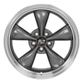thumbnail image 2 of OE Wheels FR01 18 Inch Rims Fit Mustang Bullitt Style 5x114.3 18x9 Gloss Anthracite Machined Lip - Hollander 3448 (Set of 4), 2 of 5