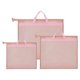thumbnail image 3 of Bolsa de almacenamiento para bolsos con cremallera y asa, transparente, para armario, estante o monedero. Rosado, 3 of 8