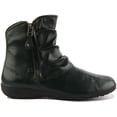 thumbnail image 2 of Josef Seibel Naly 24 Women's Leather Casual Ankle Boot With Side Zips In Petrol Size 8.5, 2 of 6