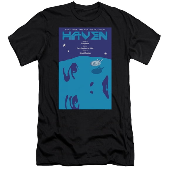 Star Trek Tng Season 1 Episode 11 Adult 30/1 T-Shirt Black