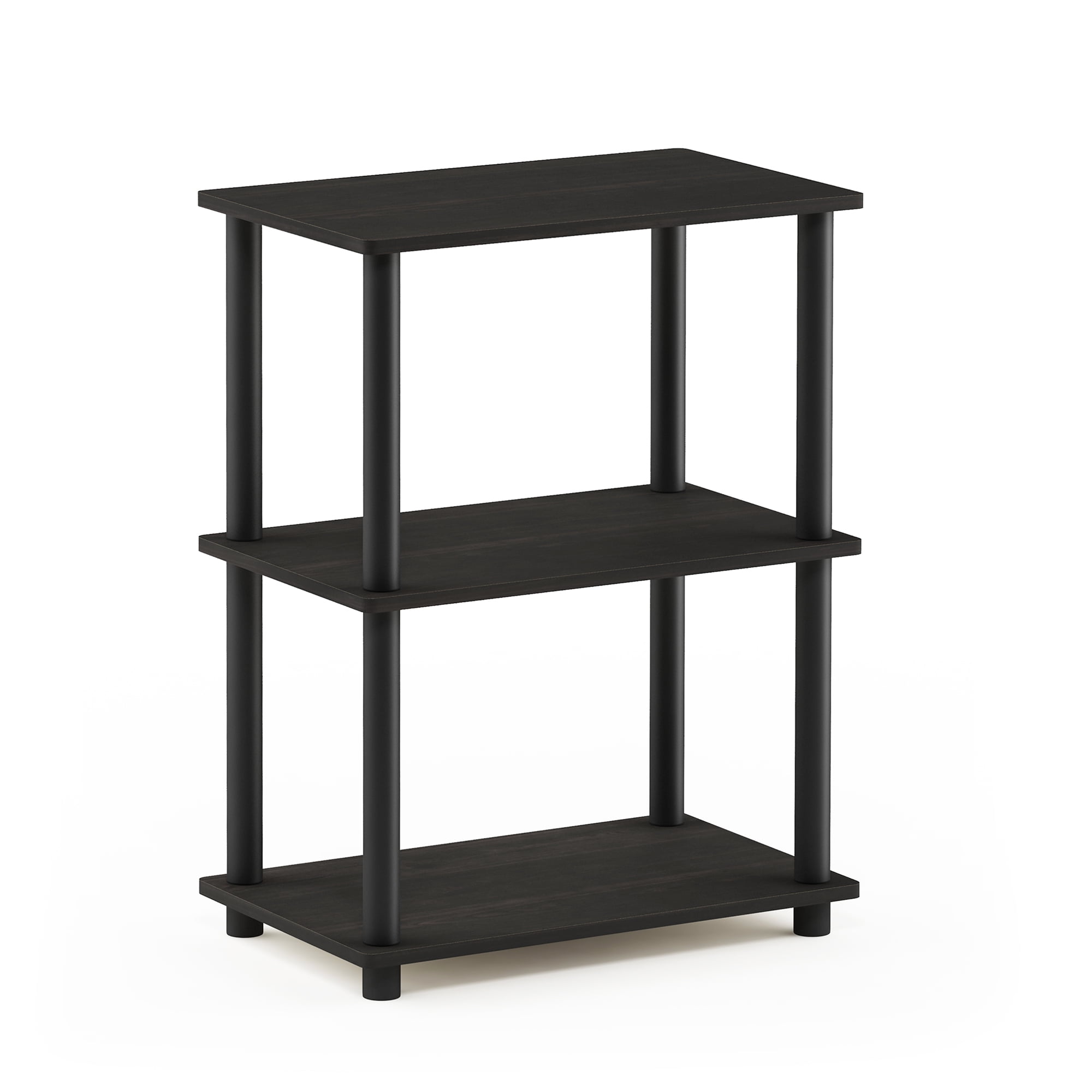 Furinno Turn-N-Tube 3-Tier Storage Shelf Bookcase, Multiple Colors