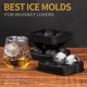 thumbnail image 2 of Molde de silicona NQ para cubitos de hielo 4 bolas 2 piezas, 2 of 4