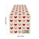thumbnail image 3 of CaiYueKe Valentine's Day Table Runner Heart Themed Dining Table Decor for Wedding Anniversary Party Decoration Romantic Dinner Tablecloth Home Living Room Kitchen Decorations, 3 of 7