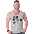 thumbnail image 4 of Best Nephew Ever Family Aunt Uncle Tank Top Sleeveless Tee Men Brisco Brands X, 4 of 6