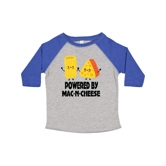 Inktastic Powered by Mac N Cheese Boys or Girls Toddler T-Shirt