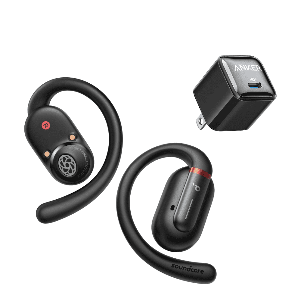 Soundcore, AeroFit Pro Open-Ear Headphones, 46H Playtime, LDAC