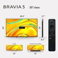 thumbnail image 6 of Sony 55” class BRAVIA 5 Mini LED 4K HDR Smart Google TV K-55XR50, 2025 Model, 6 of 16