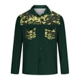 thumbnail image 6 of Dolkfu Shirt for Man Button Up Graphic Workwear Relaxed Fit Workwear Stretch Collared Shirt Men Tops XL, 6 of 7