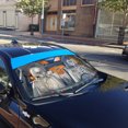 thumbnail image 5 of 3D Halloween Skeleton Couple Skull Windshield Sunshade Universal Fit Cars Suv Truck, 5 of 7