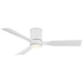 thumbnail image 3 of Casa Vieja 56" Keel Indoor Outdoor Ceiling Fan 3 Blade LED Light Remote Control Matte White Finish Bedroom Hugger Damp Rated, 3 of 11