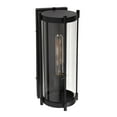thumbnail image 2 of 1156-01-04-Forte Lighting-Hudson - 1 Light Outdoor Wall Lantern In Transitional Style-15 Inches Tall and 6.25 Inches Wide-Black Finish, 2 of 2