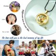 thumbnail image 7 of Circle of Life Urn Necklace for Ashes Ballet Urn Necklaces Cremation Urns Pendant Eternity Memorial Necklaces Stainless Steel Keepsake for Women, 7 of 7