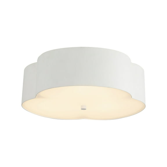Alora Lighting Fm566314 Adella 3 Light 14" Wide Flush Mount Drum Ceiling Fixture - Off