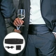 thumbnail image 5 of Conjunto de corbata de 3 piezas, fajín de pajarita de satén negro para hombre, fajín de seda con bolsillo para pañuelo, pajarita, pañuelo - conjunto de esmoquin negro, 5 of 5