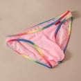 thumbnail image 6 of Men's Bikini Panties Men's Ice Silk Mesh Solid Color Pants Low-Waisted Drying Breathable Transparent Mesh Pants XL, 6 of 7