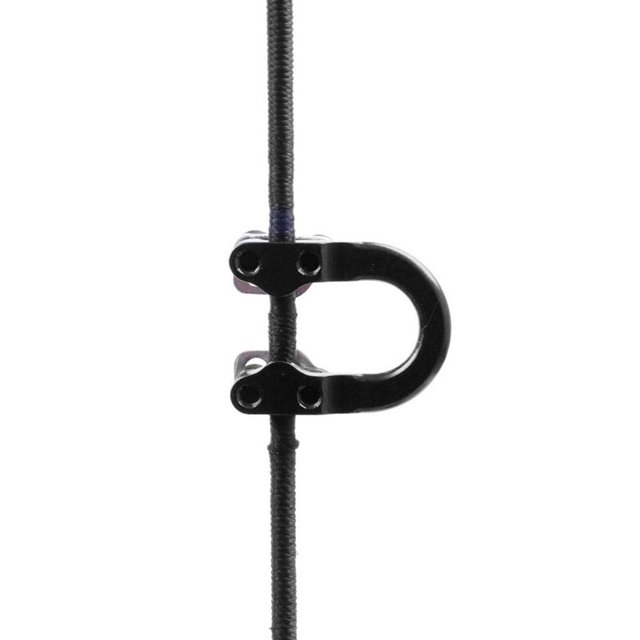 Metal D tiro con arco Loop U Nock compuesto cuerda liberación arco anillo con llave negro JShteea Para Estrenar