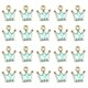 thumbnail image 1 of Crown Earrings 20Pcs Crown Shape Pendants Alloy Charms for DIY Jewelry, 1 of 5