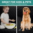 thumbnail image 6 of 100% Waterproof Sofa Cover Machine Washable Couch Cover Non Slip Furniture Protector Slipcover for Dogs, Children, Pets, Chair Size, Black, 6 of 9
