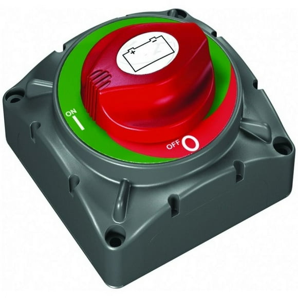 Marinco Heavy Duty Battery Disconnect Switch | 600A Continuous Power | Master On/Off Key Type Switch