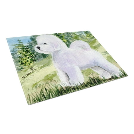 

Caroline s Treasures Bichon Frise Glass Cutting Board Large