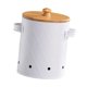 thumbnail image 1 of Contenedores de almacenamiento de alimentos, botes de cocina para decoración de granja, despensa y cocina. Blanco Medio, 1 of 9