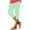 Green, variant on Timegard Capri Pants for Women Plaid Cropped Leggings Elastic Waist Comfy Casual Workout Yoga Pants